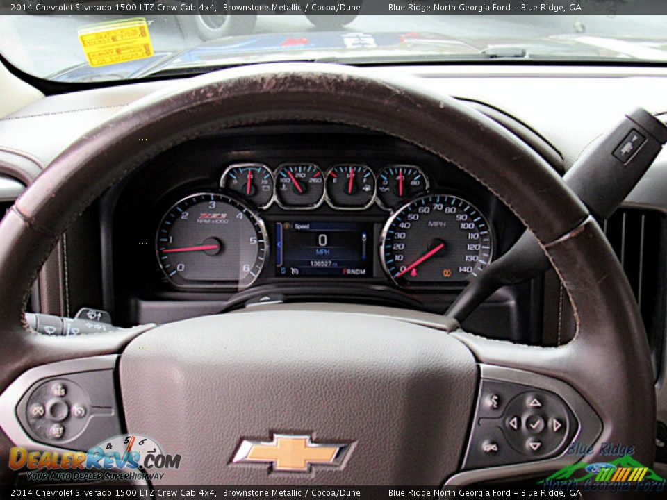 2014 Chevrolet Silverado 1500 LTZ Crew Cab 4x4 Brownstone Metallic / Cocoa/Dune Photo #16