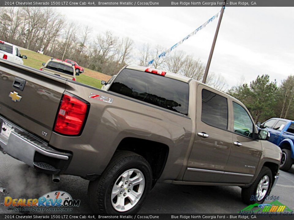 2014 Chevrolet Silverado 1500 LTZ Crew Cab 4x4 Brownstone Metallic / Cocoa/Dune Photo #27