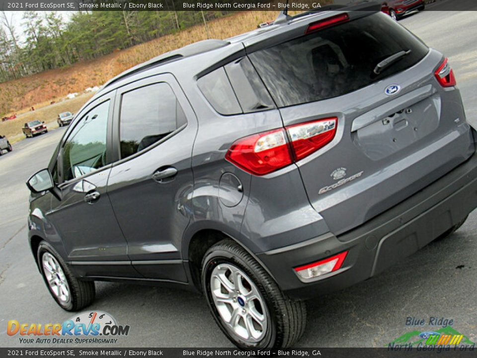 2021 Ford EcoSport SE Smoke Metallic / Ebony Black Photo #28