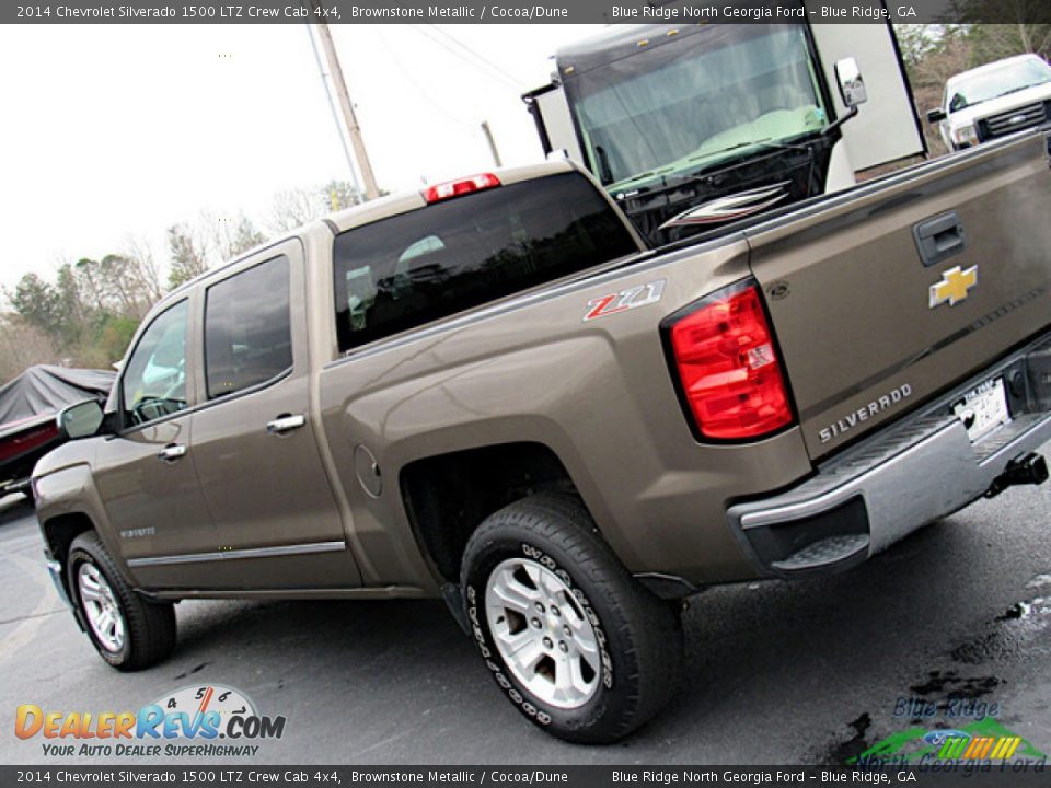 2014 Chevrolet Silverado 1500 LTZ Crew Cab 4x4 Brownstone Metallic / Cocoa/Dune Photo #28