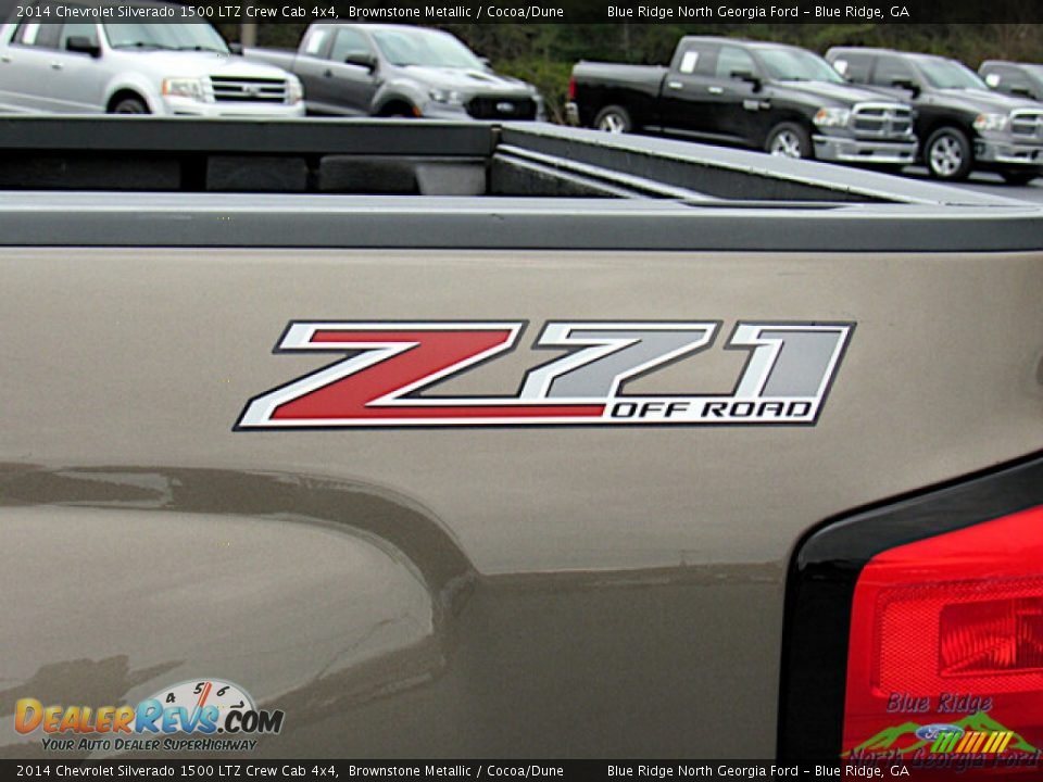2014 Chevrolet Silverado 1500 LTZ Crew Cab 4x4 Brownstone Metallic / Cocoa/Dune Photo #29