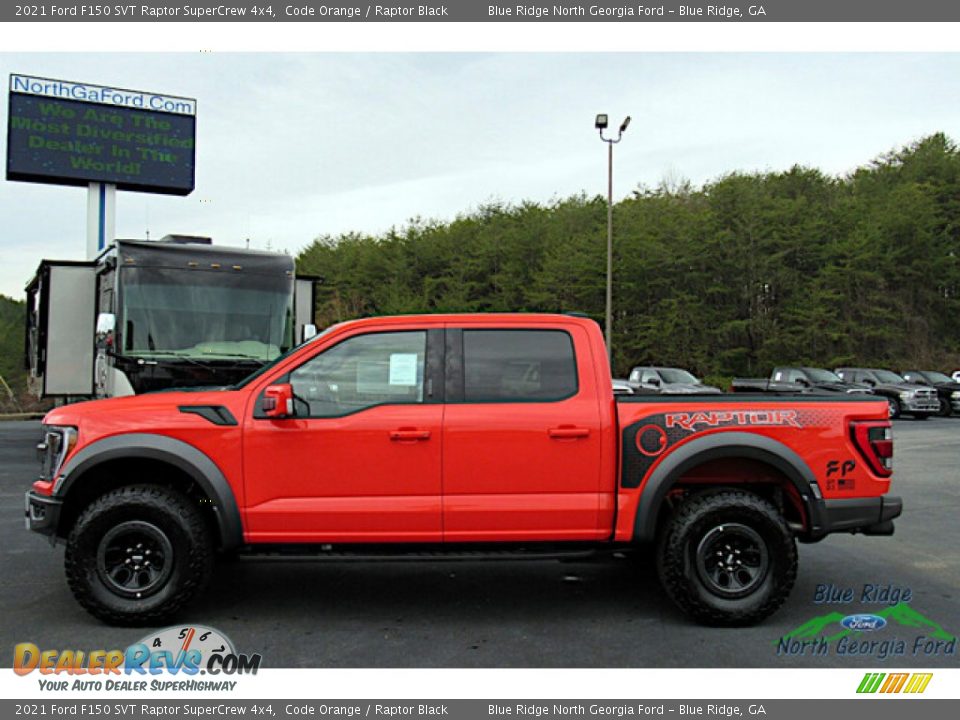 Code Orange 2021 Ford F150 SVT Raptor SuperCrew 4x4 Photo #2