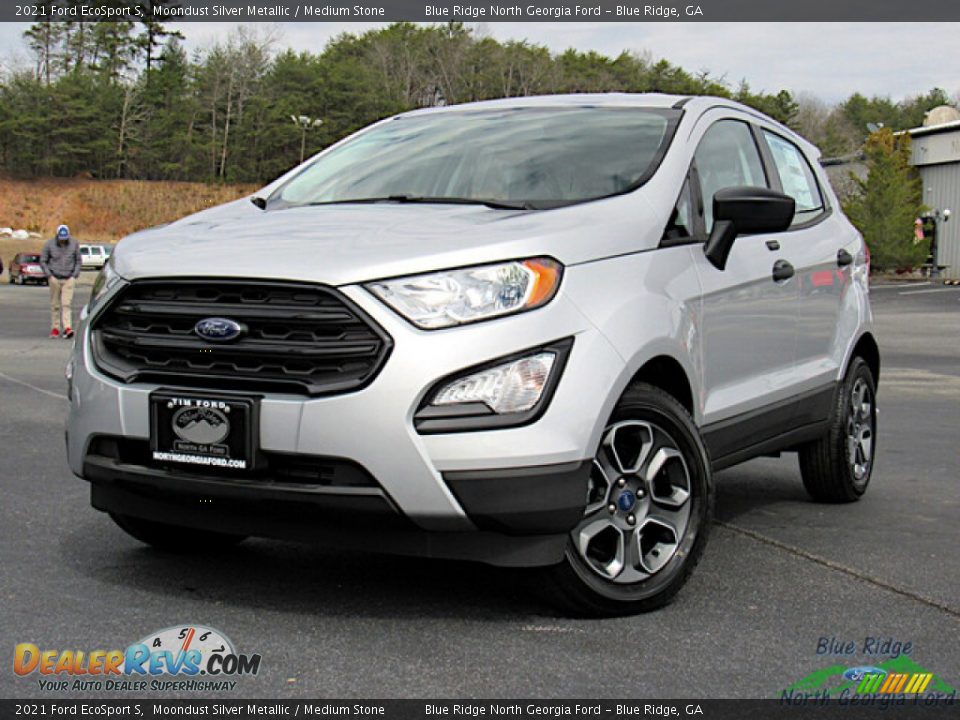 2021 Ford EcoSport S Moondust Silver Metallic / Medium Stone Photo #1