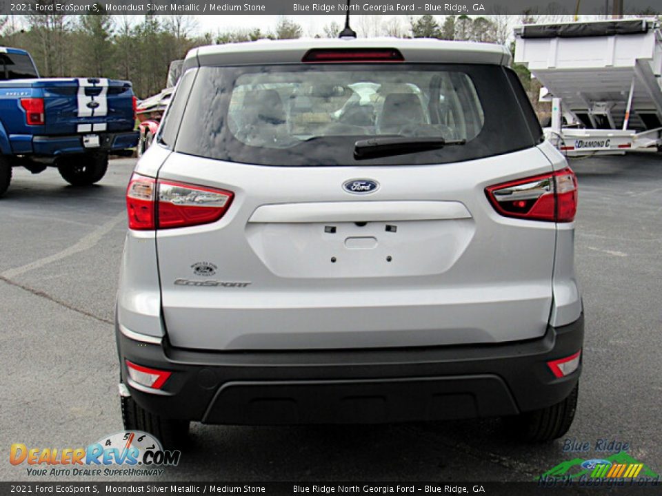 2021 Ford EcoSport S Moondust Silver Metallic / Medium Stone Photo #4