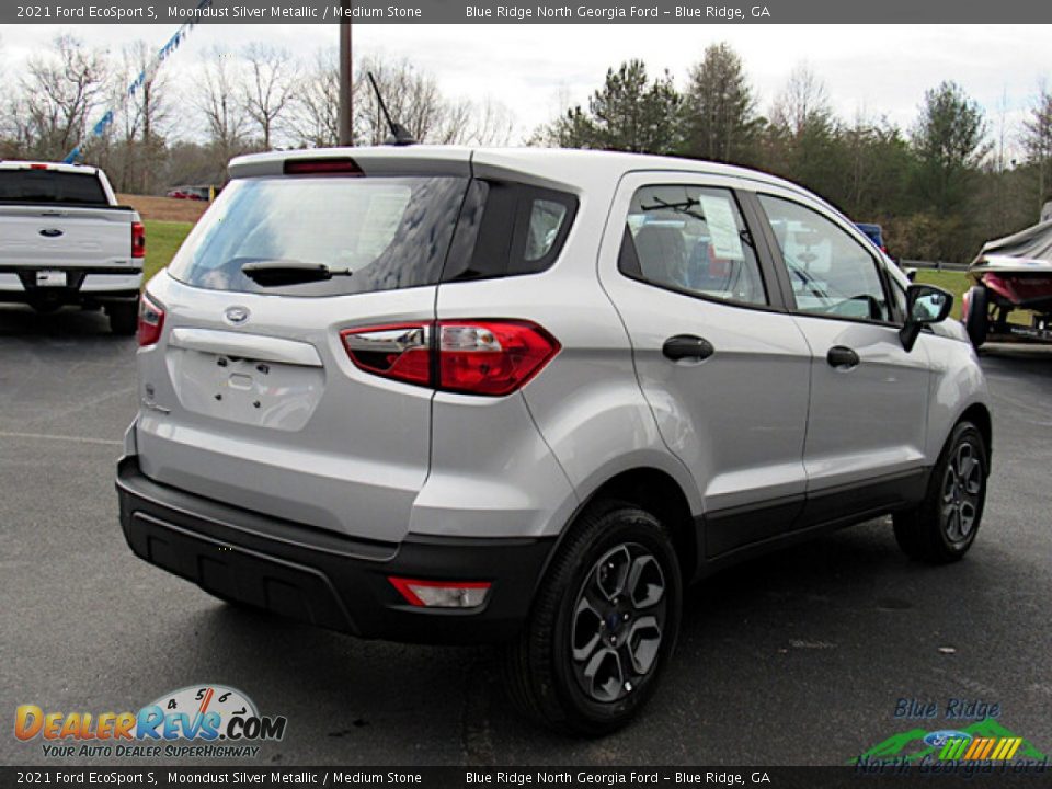 2021 Ford EcoSport S Moondust Silver Metallic / Medium Stone Photo #5