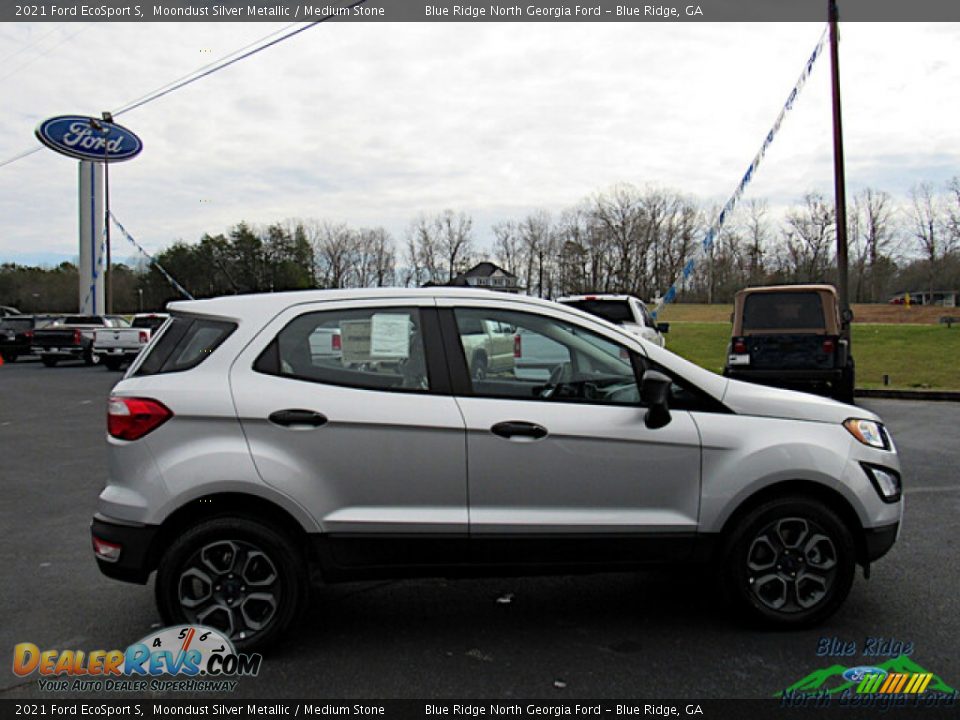 2021 Ford EcoSport S Moondust Silver Metallic / Medium Stone Photo #6