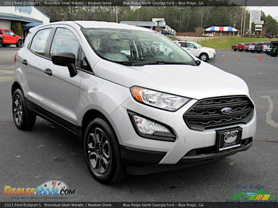 2021 Ford EcoSport S Moondust Silver Metallic / Medium Stone Photo #7