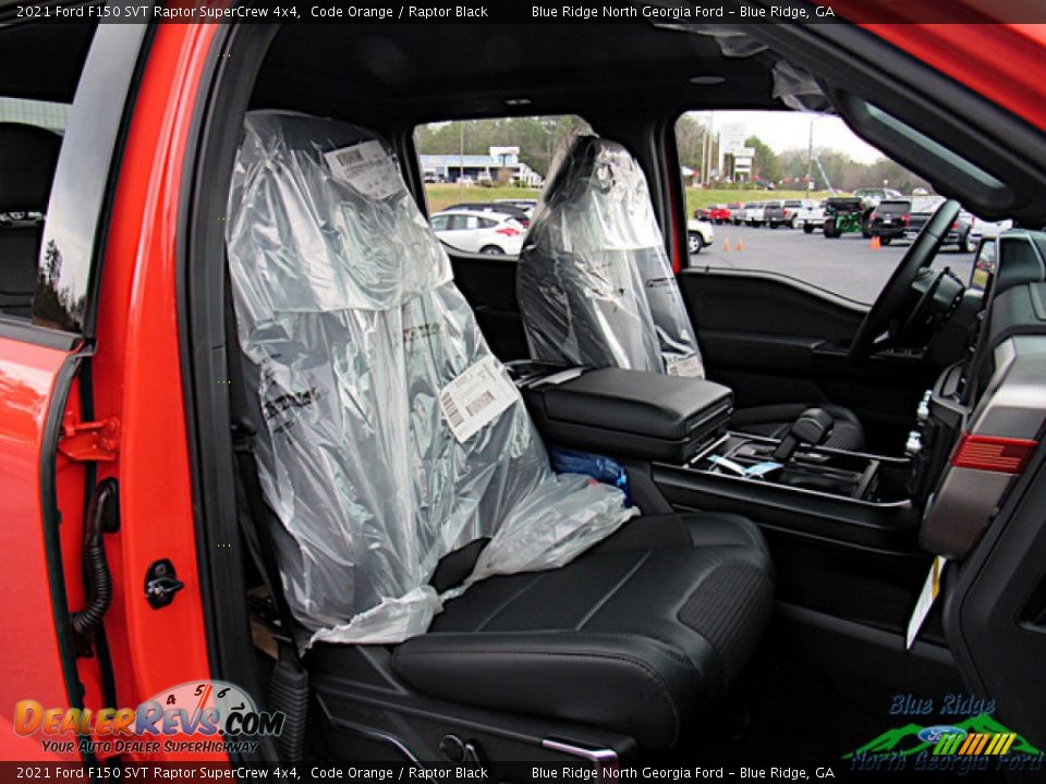 2021 Ford F150 SVT Raptor SuperCrew 4x4 Code Orange / Raptor Black Photo #13