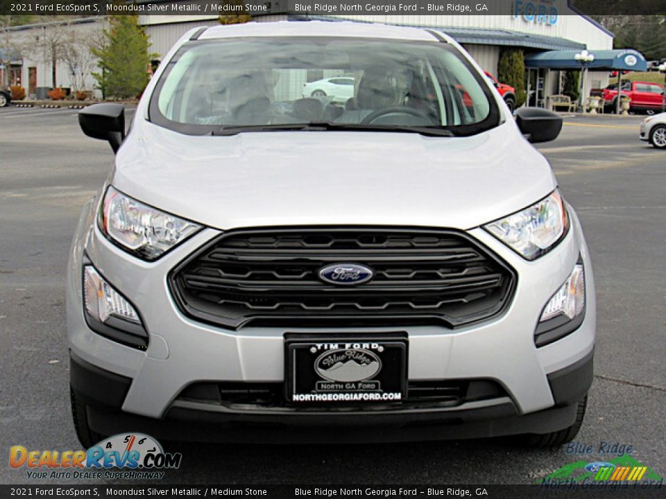 2021 Ford EcoSport S Moondust Silver Metallic / Medium Stone Photo #8