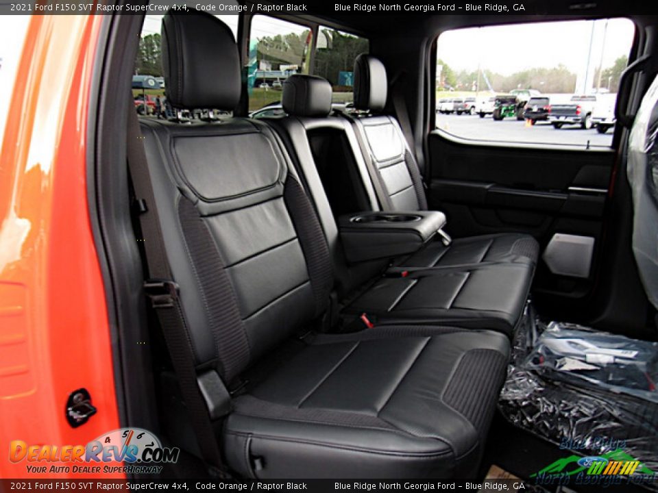 Rear Seat of 2021 Ford F150 SVT Raptor SuperCrew 4x4 Photo #14