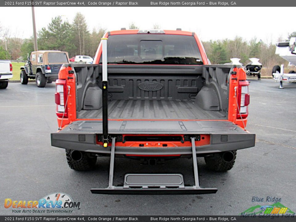 2021 Ford F150 SVT Raptor SuperCrew 4x4 Code Orange / Raptor Black Photo #15