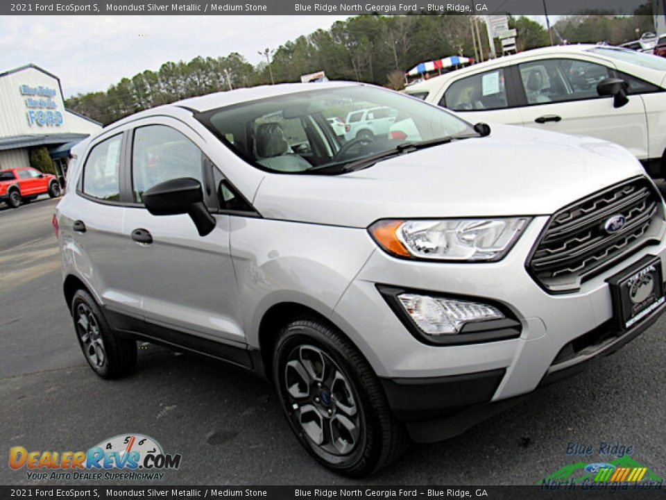 2021 Ford EcoSport S Moondust Silver Metallic / Medium Stone Photo #22