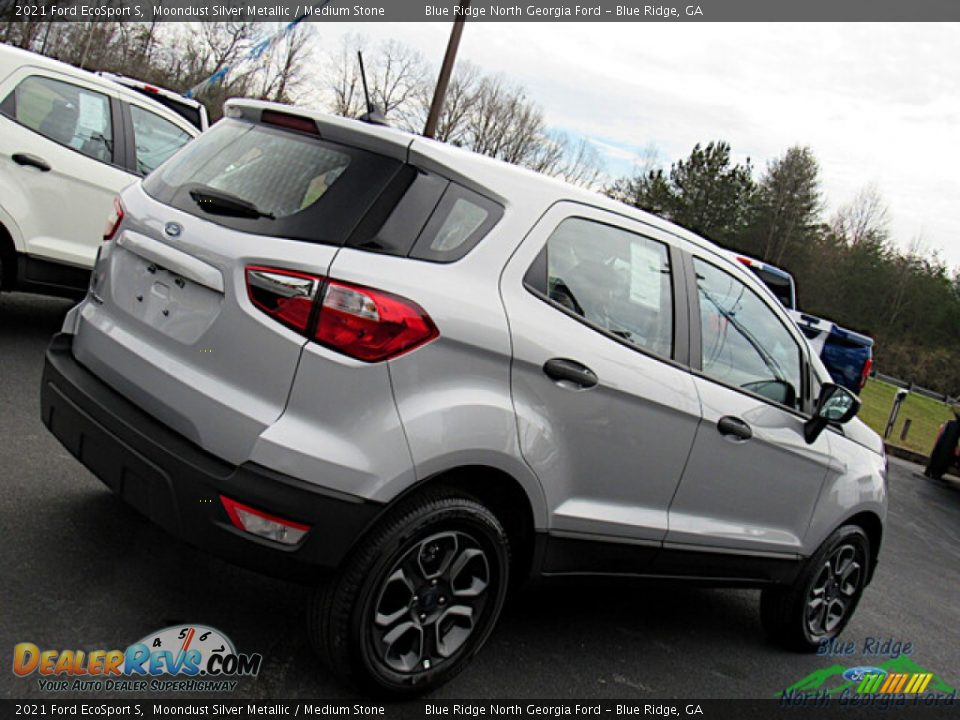 2021 Ford EcoSport S Moondust Silver Metallic / Medium Stone Photo #23