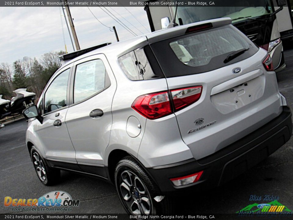 2021 Ford EcoSport S Moondust Silver Metallic / Medium Stone Photo #24