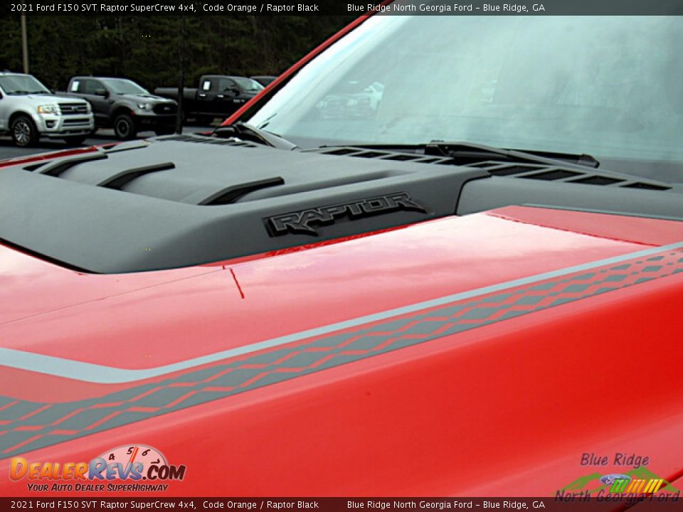 2021 Ford F150 SVT Raptor SuperCrew 4x4 Code Orange / Raptor Black Photo #33