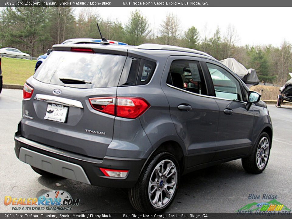 2021 Ford EcoSport Titanium Smoke Metallic / Ebony Black Photo #5