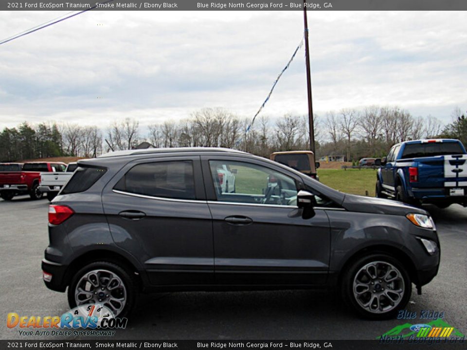 2021 Ford EcoSport Titanium Smoke Metallic / Ebony Black Photo #6