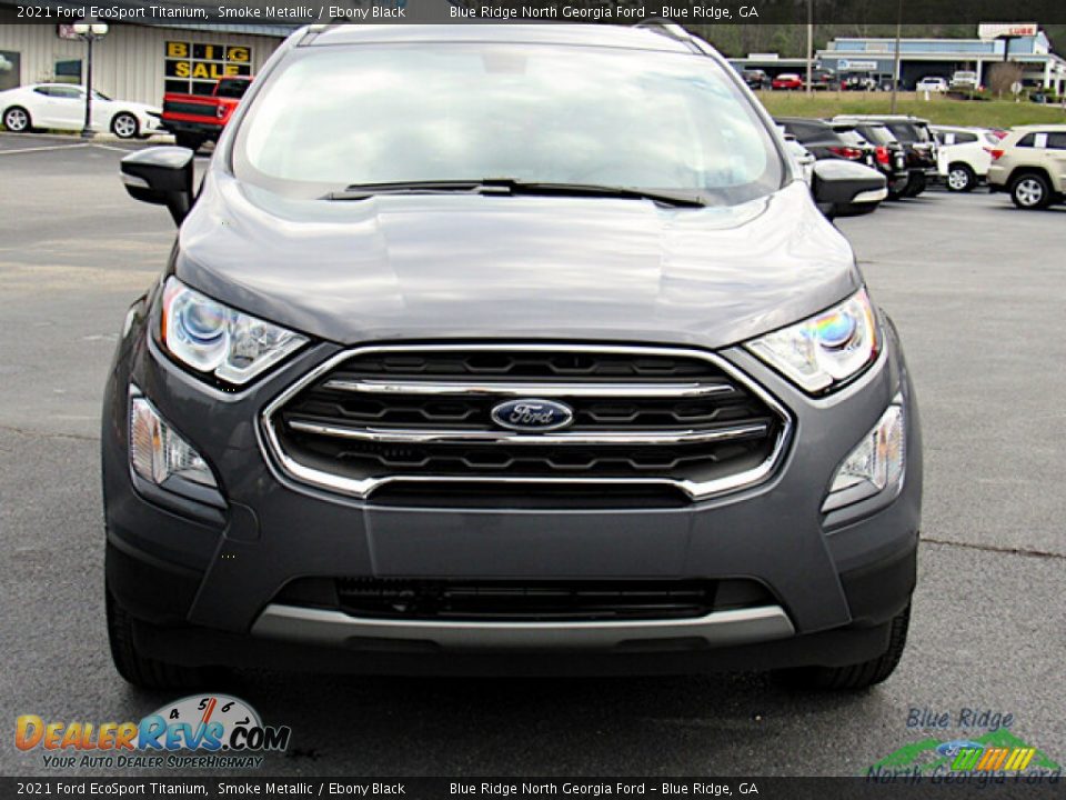 2021 Ford EcoSport Titanium Smoke Metallic / Ebony Black Photo #8