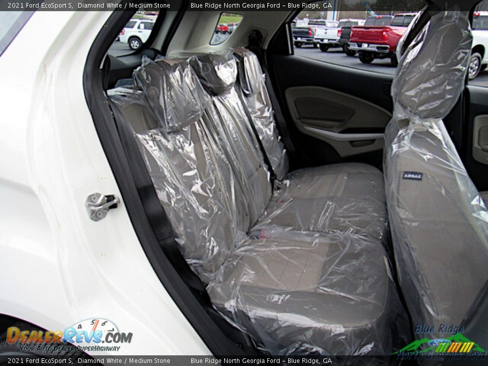 2021 Ford EcoSport S Diamond White / Medium Stone Photo #13