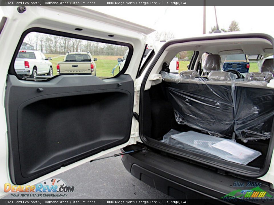 2021 Ford EcoSport S Diamond White / Medium Stone Photo #14