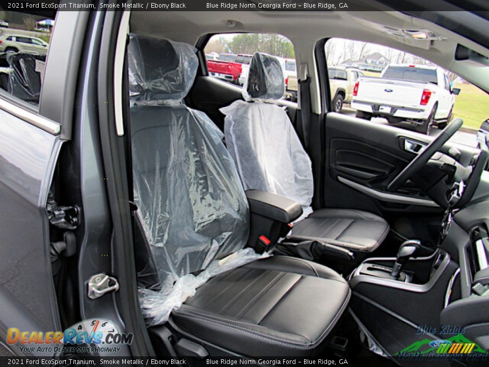 2021 Ford EcoSport Titanium Smoke Metallic / Ebony Black Photo #12