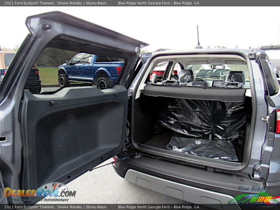 2021 Ford EcoSport Titanium Smoke Metallic / Ebony Black Photo #14