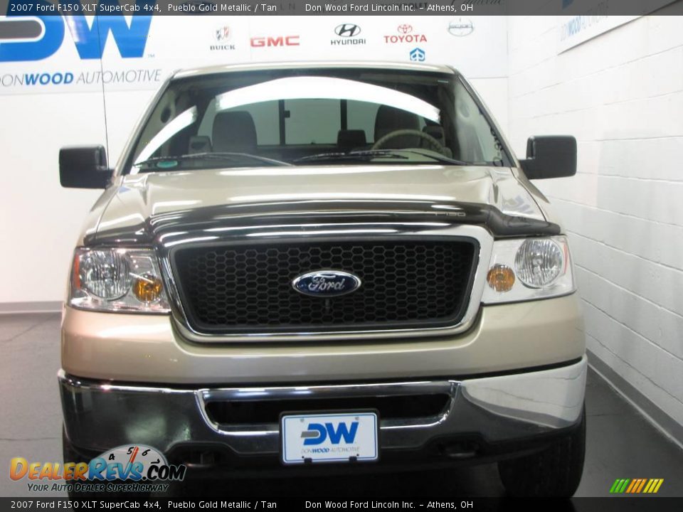 2007 Ford F150 XLT SuperCab 4x4 Pueblo Gold Metallic / Tan Photo #8