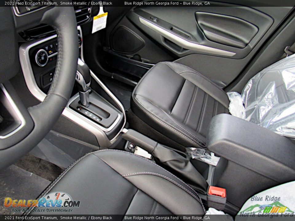 2021 Ford EcoSport Titanium Smoke Metallic / Ebony Black Photo #27