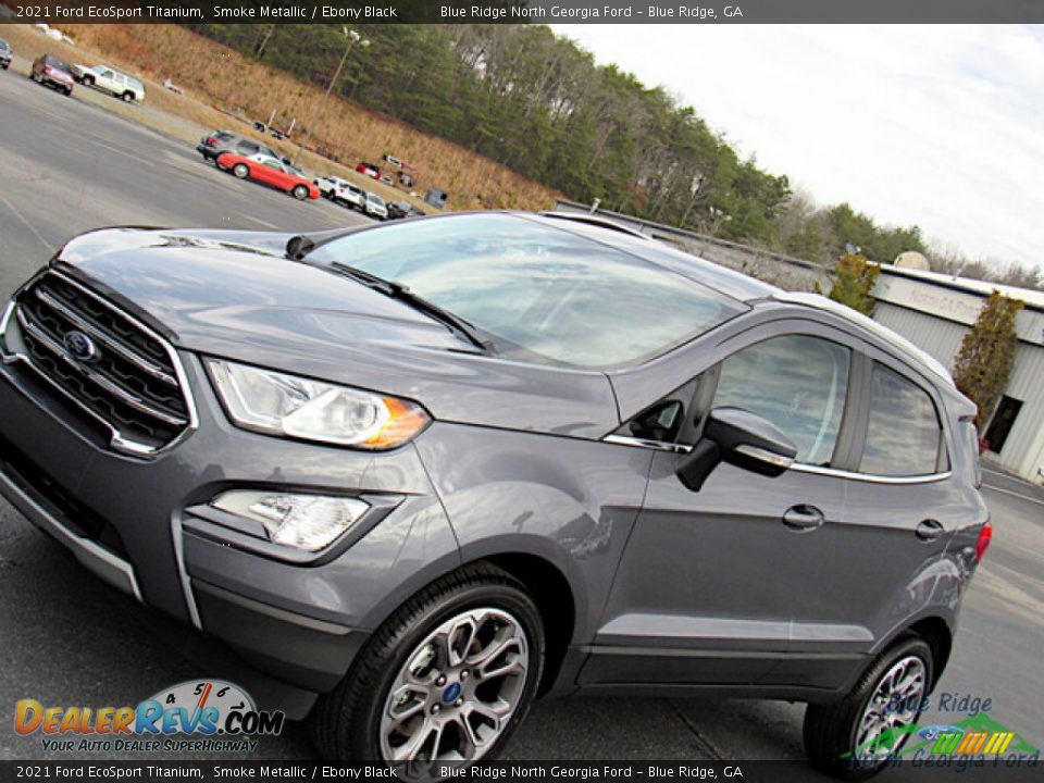 2021 Ford EcoSport Titanium Smoke Metallic / Ebony Black Photo #30