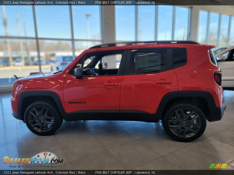 2021 Jeep Renegade Latitude 4x4 Colorado Red / Black Photo #3