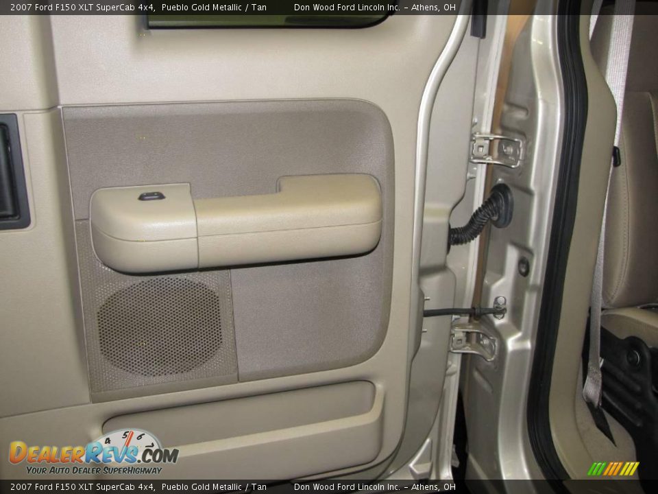 2007 Ford F150 XLT SuperCab 4x4 Pueblo Gold Metallic / Tan Photo #12