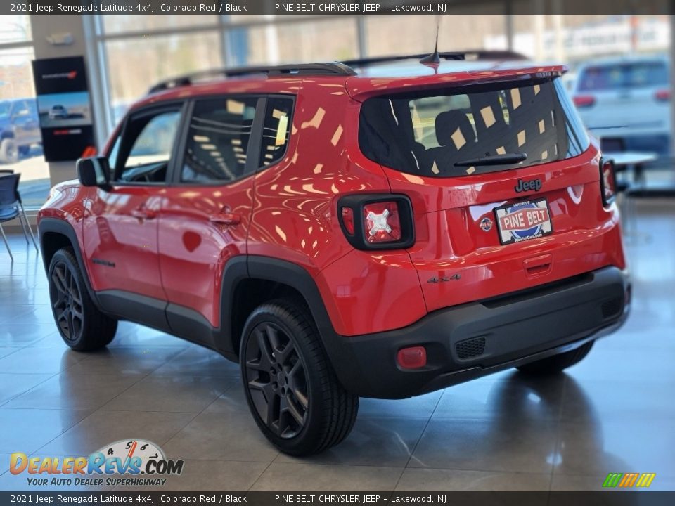 2021 Jeep Renegade Latitude 4x4 Colorado Red / Black Photo #4