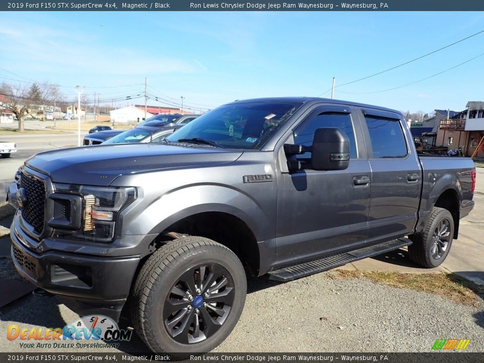 2019 Ford F150 STX SuperCrew 4x4 Magnetic / Black Photo #1