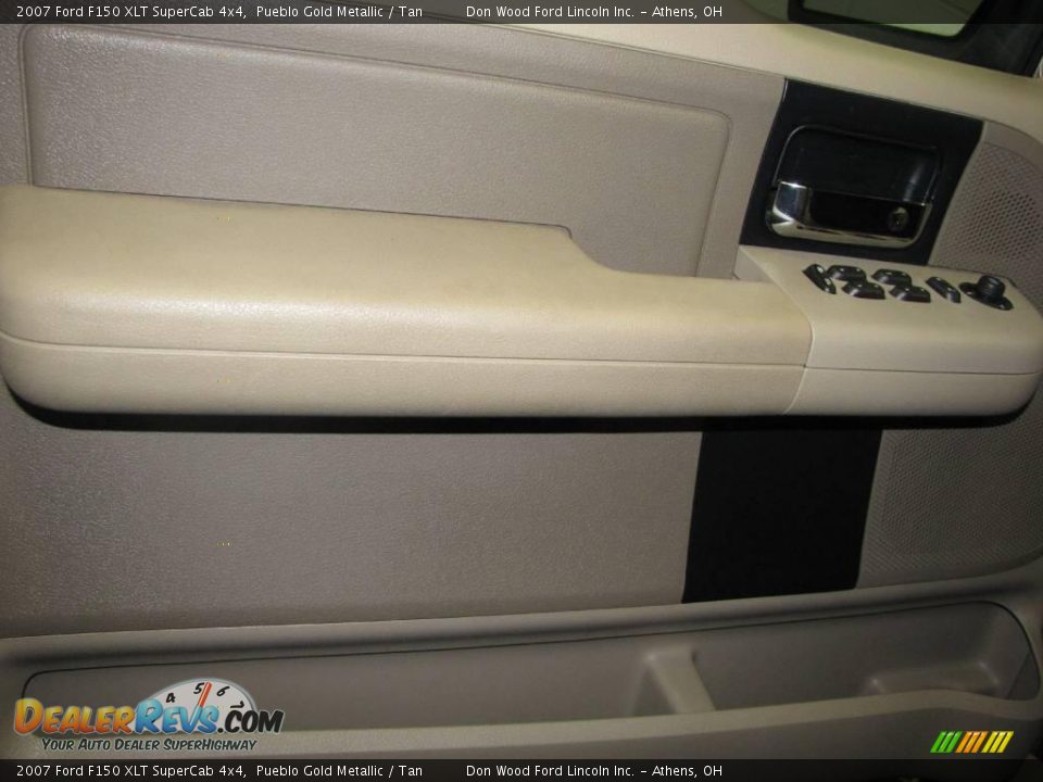 2007 Ford F150 XLT SuperCab 4x4 Pueblo Gold Metallic / Tan Photo #13