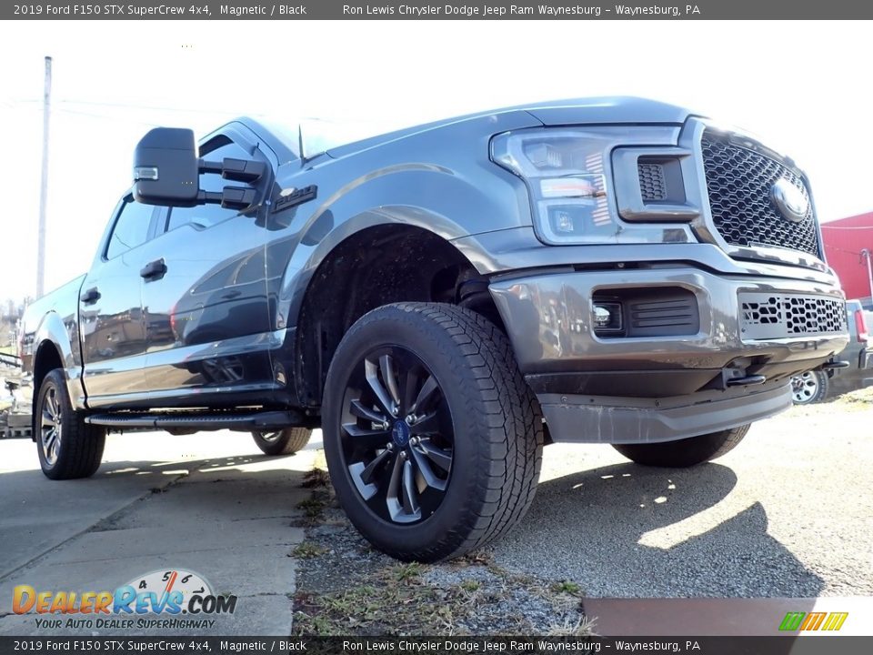 2019 Ford F150 STX SuperCrew 4x4 Magnetic / Black Photo #4