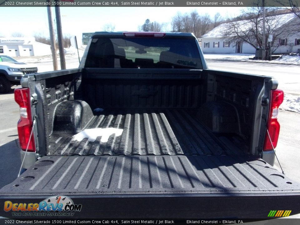 2022 Chevrolet Silverado 1500 Limited Custom Crew Cab 4x4 Satin Steel Metallic / Jet Black Photo #9