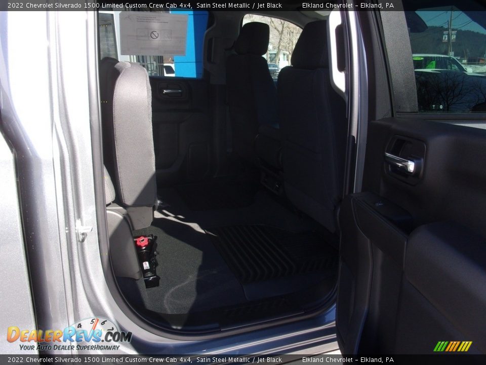2022 Chevrolet Silverado 1500 Limited Custom Crew Cab 4x4 Satin Steel Metallic / Jet Black Photo #20