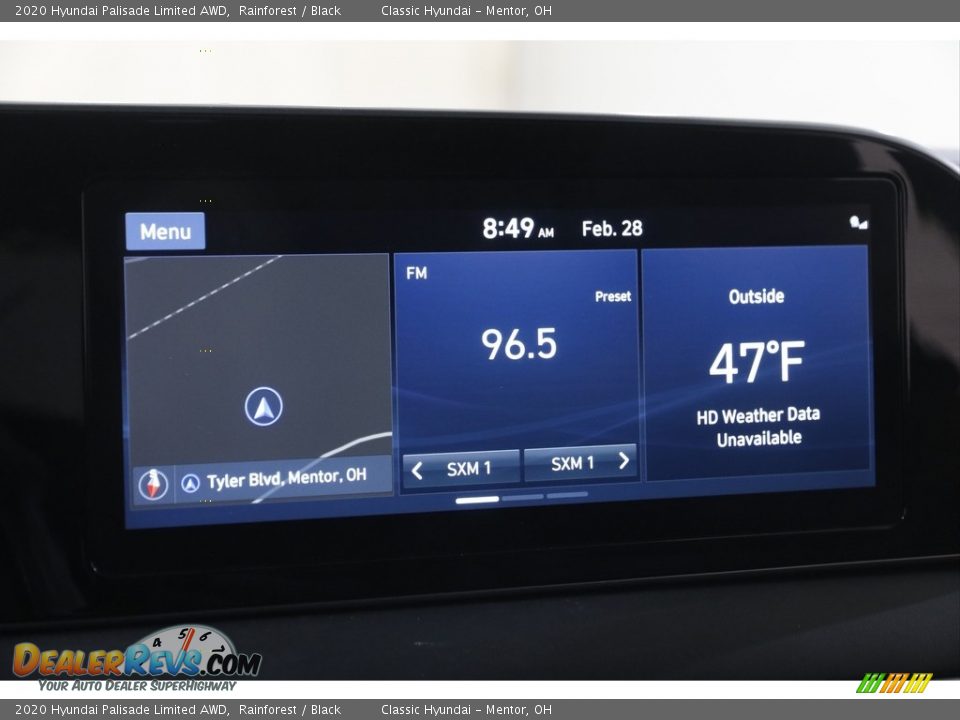 2020 Hyundai Palisade Limited AWD Rainforest / Black Photo #10