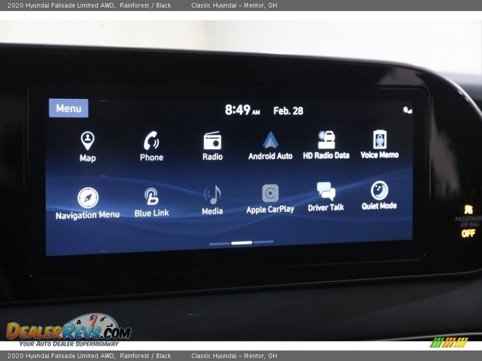 2020 Hyundai Palisade Limited AWD Rainforest / Black Photo #11