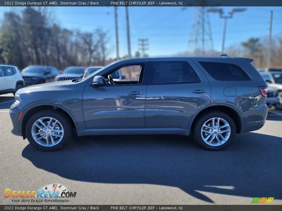 2022 Dodge Durango GT AWD Destroyer Gray / Black Photo #3