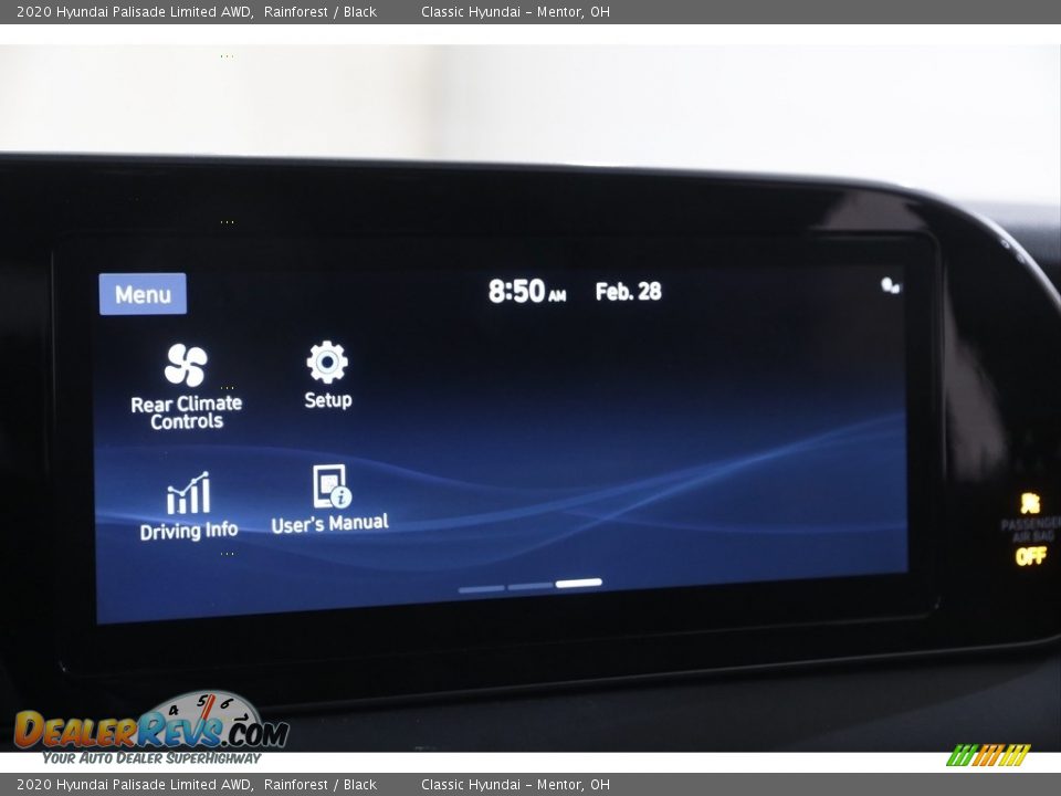 2020 Hyundai Palisade Limited AWD Rainforest / Black Photo #12