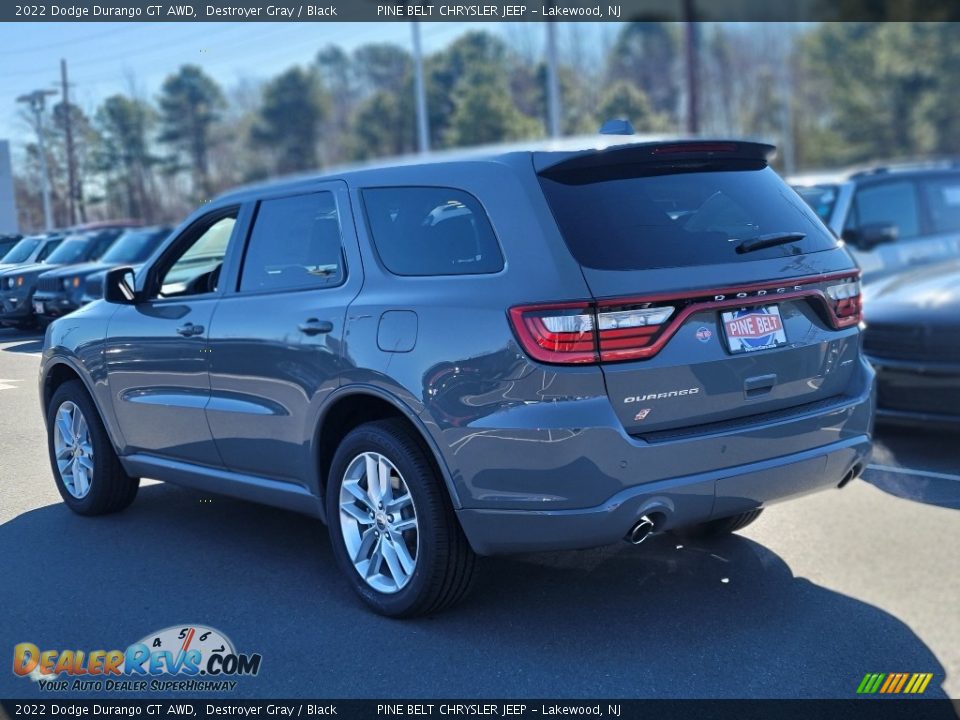 2022 Dodge Durango GT AWD Destroyer Gray / Black Photo #4