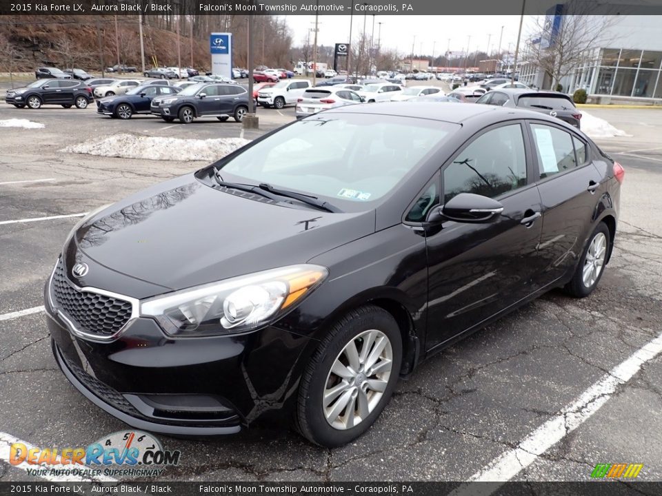 2015 Kia Forte LX Aurora Black / Black Photo #1