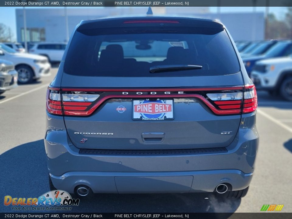 2022 Dodge Durango GT AWD Destroyer Gray / Black Photo #5