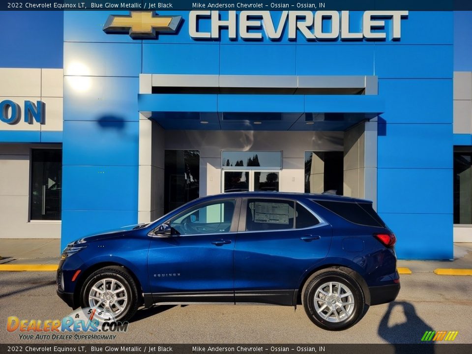 2022 Chevrolet Equinox LT Blue Glow Metallic / Jet Black Photo #1