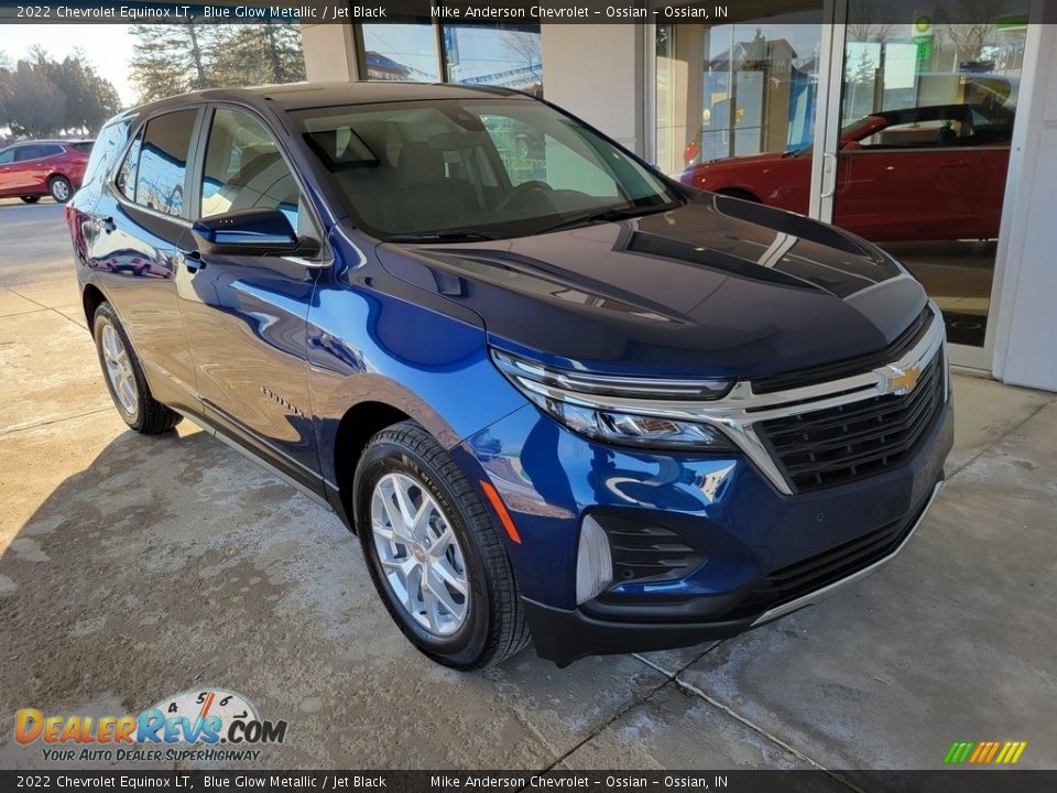 2022 Chevrolet Equinox LT Blue Glow Metallic / Jet Black Photo #2