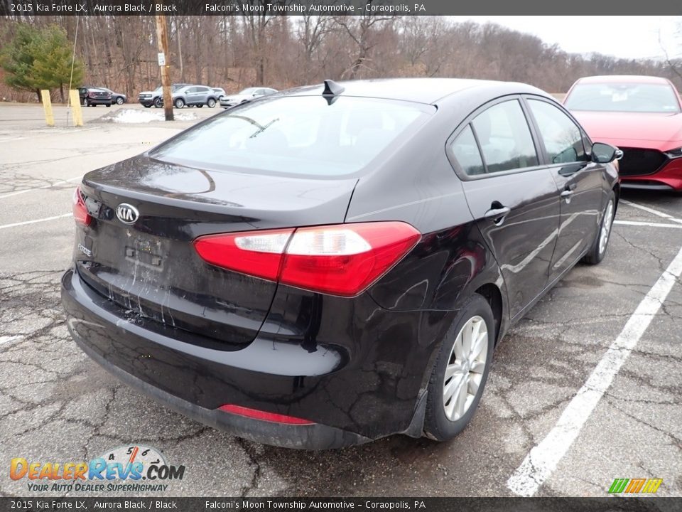 2015 Kia Forte LX Aurora Black / Black Photo #3