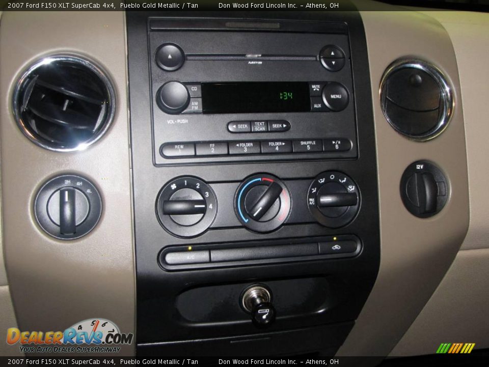 2007 Ford F150 XLT SuperCab 4x4 Pueblo Gold Metallic / Tan Photo #19