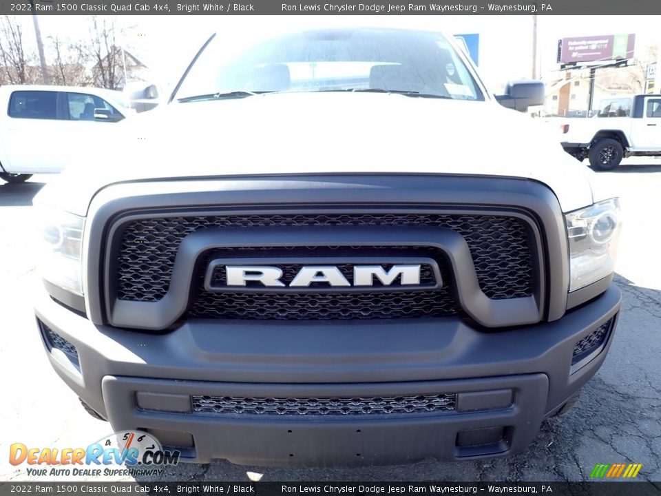 2022 Ram 1500 Classic Quad Cab 4x4 Bright White / Black Photo #8