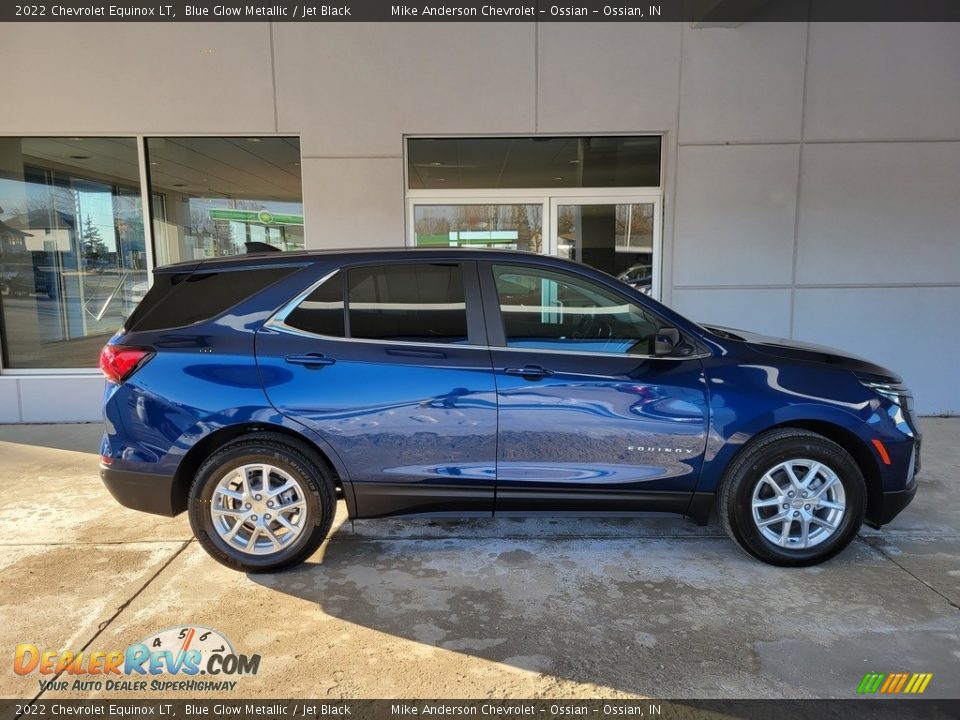 2022 Chevrolet Equinox LT Blue Glow Metallic / Jet Black Photo #3